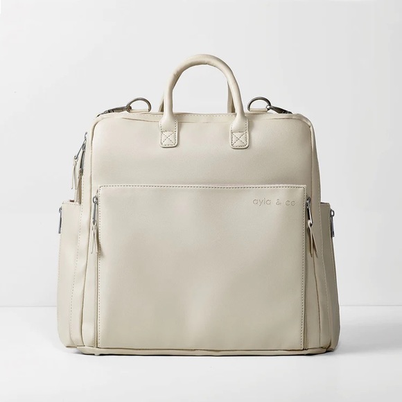 Handbags - Ayla&Co Diaper Bag Ivory Full Size NIB